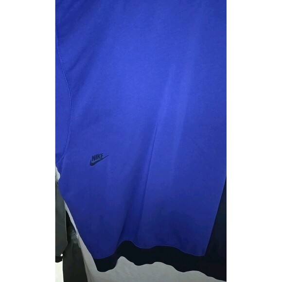 Nike Womens 2XL Color block Purple/Navy Oversize Dance Crewneck Sweatshirt - Picture 7 of 9